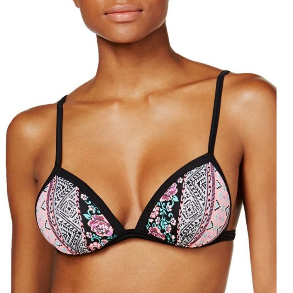 💎 Hula Honey Juniors Assorted Printed Push-Up Bikini Top NWT Size Small